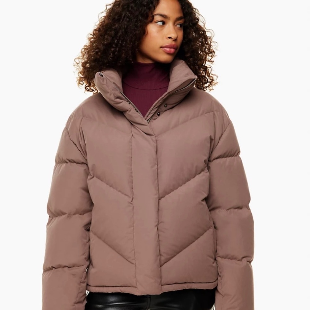 Aritzia Cloud Puff Stone Taupe S NWOT